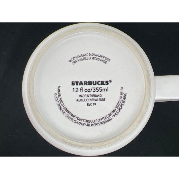 Starbucks Pink Fox Design Ceramic Coffee Mug - Picture 7 of 8